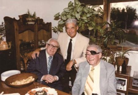 Glen Franklin with friends Governor Bill Egan and Chuck Herbert.