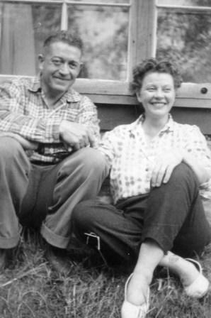 Chuck and Roberta, circa 1954.